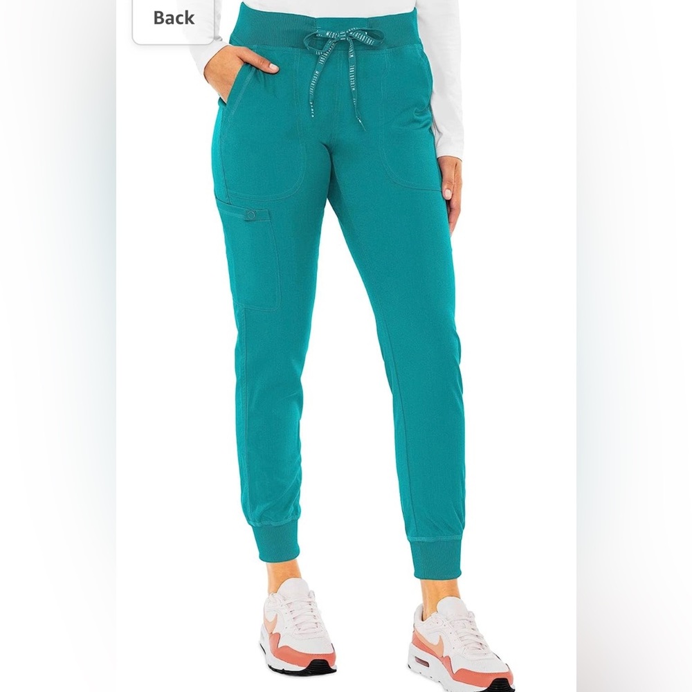 Medcouture medium scrub pants teal